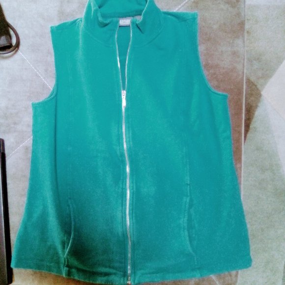 Chico's Additions Cotton Stretch Knit Vest and Pants Outfit Chico's 1 M/L - Picture 4 of 4